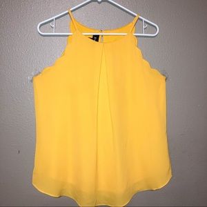 Bwear Sunshine Scalloped Top